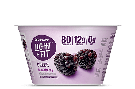 Light + Fit Blackberry Nonfat Greek Yogurt