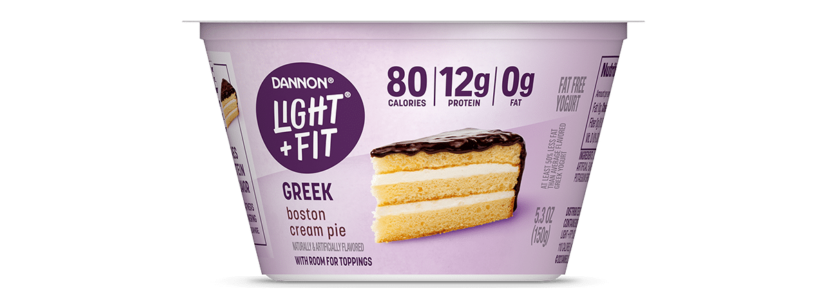 Light + Fit Boston Cream Pie Nonfat Greek Yogurt