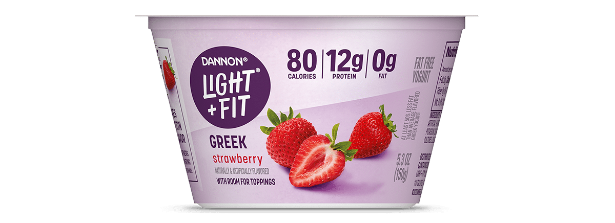 Light + Fit Strawberry Nonfat Greek Yogurt