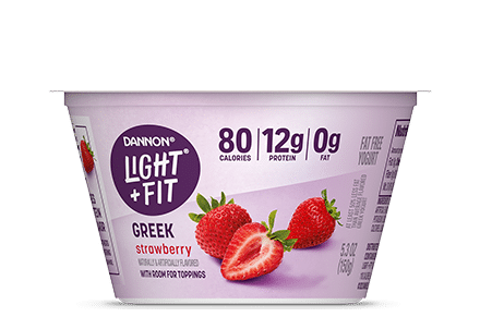 Light + Fit Strawberry Nonfat Greek Yogurt