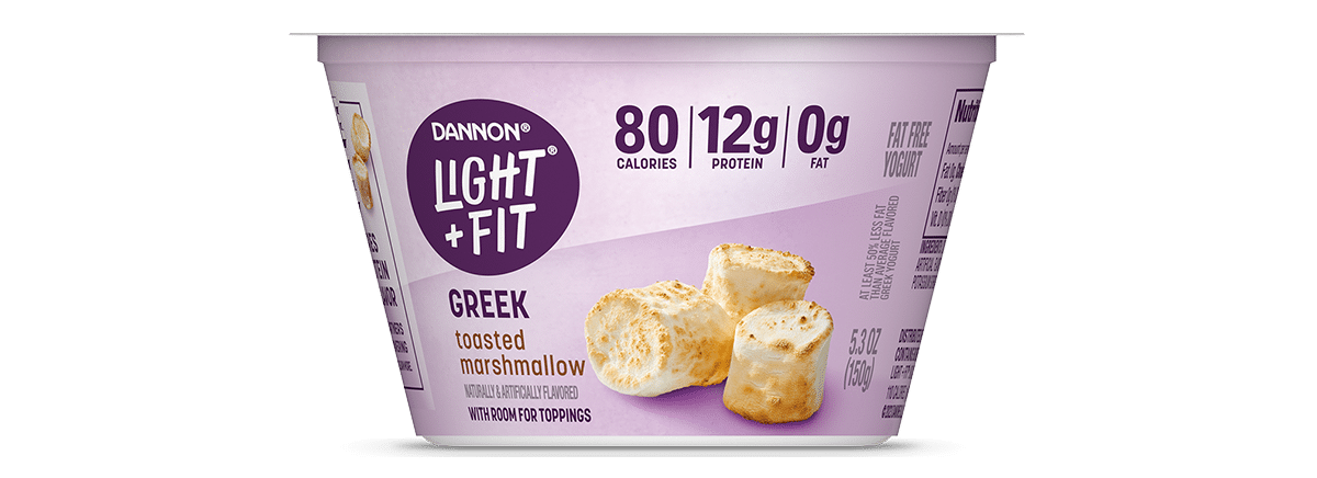 Light + Fit Toasted Marshmallow Nonfat Greek Yogurt