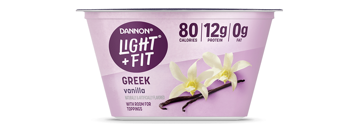 Light + Fit Vanilla Nonfat Greek Yogurt