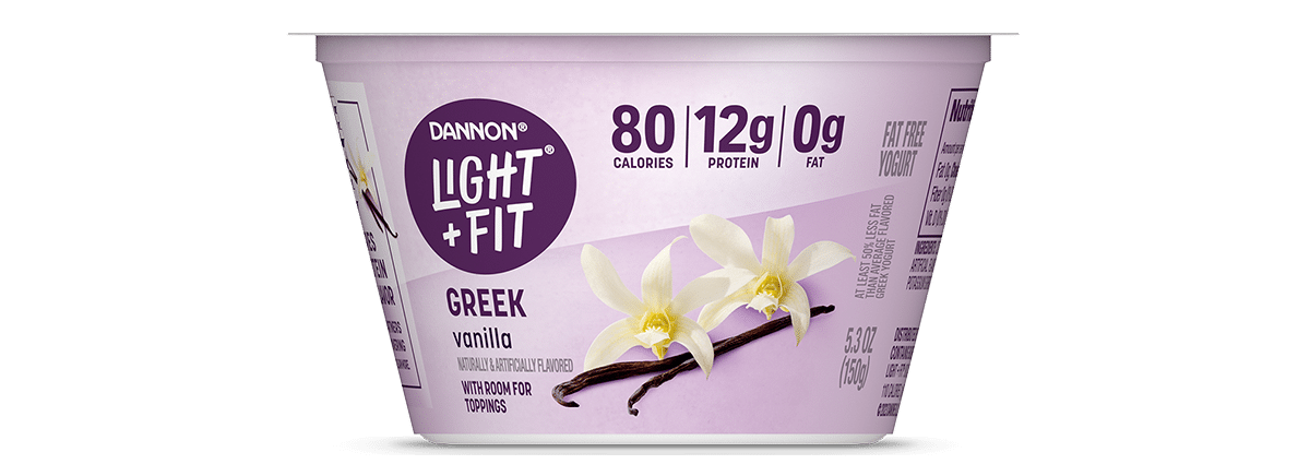 Light + Fit Vanilla Nonfat Greek Yogurt