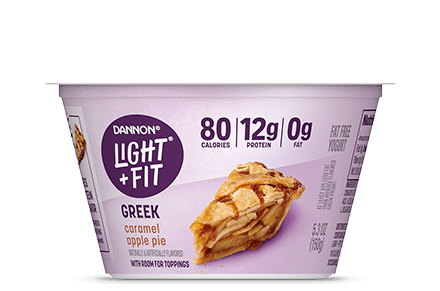 Light + Fit Caramel Apple Pie Nonfat Greek Yogurt