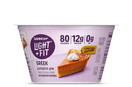 Light + Fit Pumpkin Pie Greek Yogurt